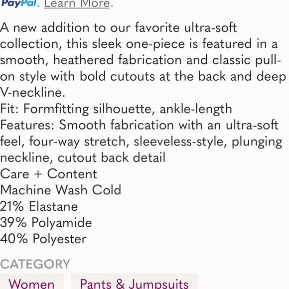 Free People Never Better One Piece Jumpsuit - Picture 6 of 6